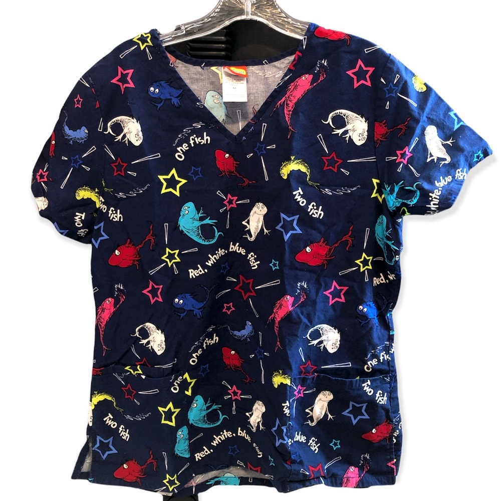 Dr. Seuss Scrub/Scrubs Top